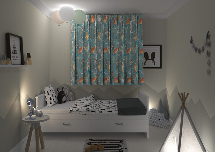 Aviary, Lagoon - Made to Measure Curtains - Image 7